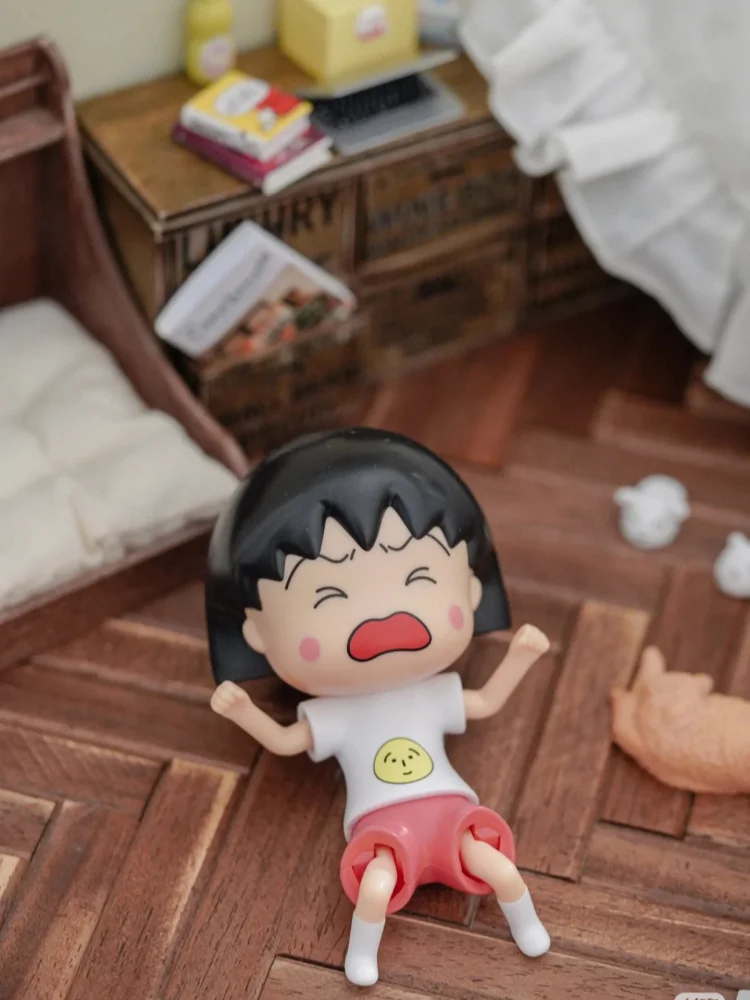 かわいいチェリーマルコ面白いデイリーシリーズブラインドボックス巻人形可動手作りアニメフィギュアデスクトップ装飾おもちゃ誕生日ギフト