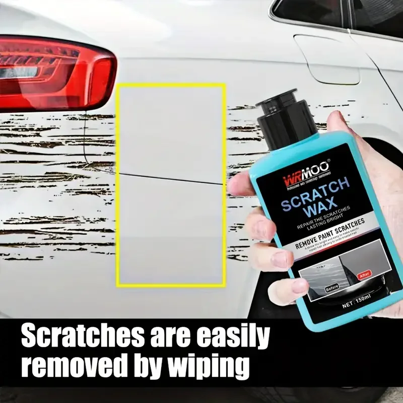 Car Scratch Repair Wax - Effortlessly Restore and Protect Paint Finish - Professional Grade Automotive Scratch Remover and Polis