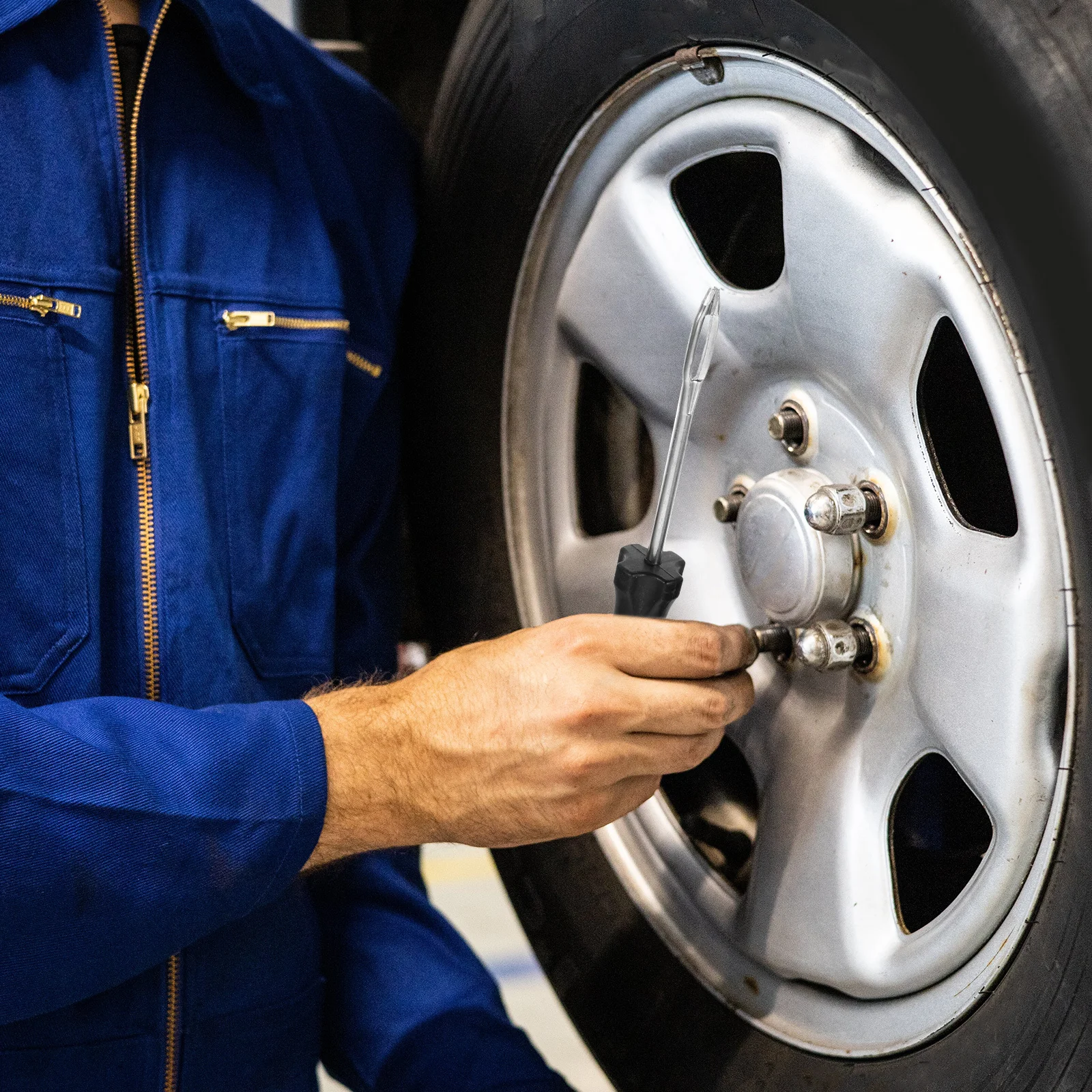 

4pcs Plug Heavy Duty T-Handle For Motorcycle Truck Car Atv Tool For Motorcycle Flat Tire Repair Tool Auto Tire Repair Tools