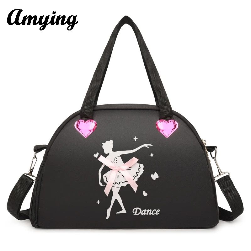 Mochila de un hombro para niños, bolso de Baile de Princesa para niñas, bolso de Ballet latino, paquete de almacenamiento de día, bolsos de mano