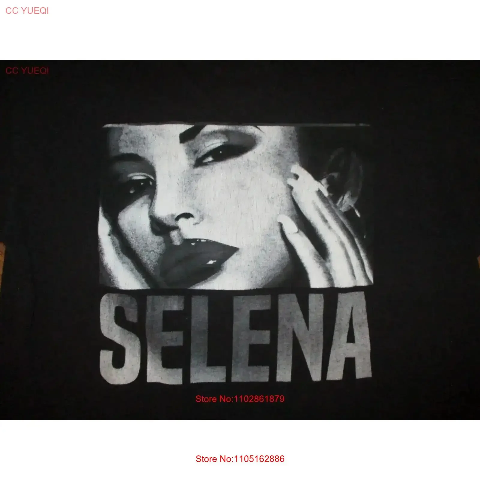 

SELENA T SHIRT Quintanilla Perez Concert Pop Worn Print Tejano Music Adult LARGE vintage Washed graphic streetwear Breathable