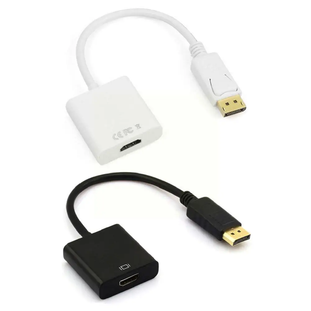 

1080P DP To HDMI-Compatible Converter External Audio Video Adapter Cable Multi Display Converter For Desktop Laptop PC