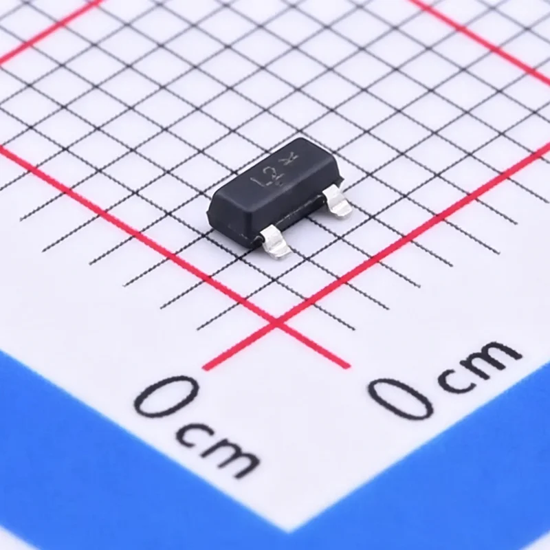 100PCS/LOT BAS40-06LT1G marking L2 Diode Array 1 Pair Common Anode 40 V 120mA (DC) Surface Mount TO-236-3, SC-59, SOT-23-3