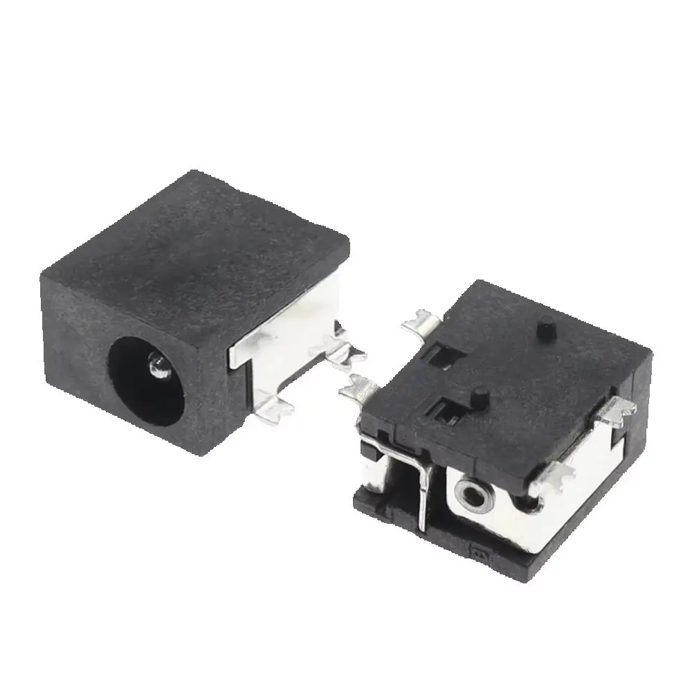 DC-033 3.5*1.3 4.0*1.7 mm 1.3mm 4smd DC Power Female Outlet Interface Socket Jack DC033 SMD 4 Pins 3.5x1.3 4.0x1.7mm