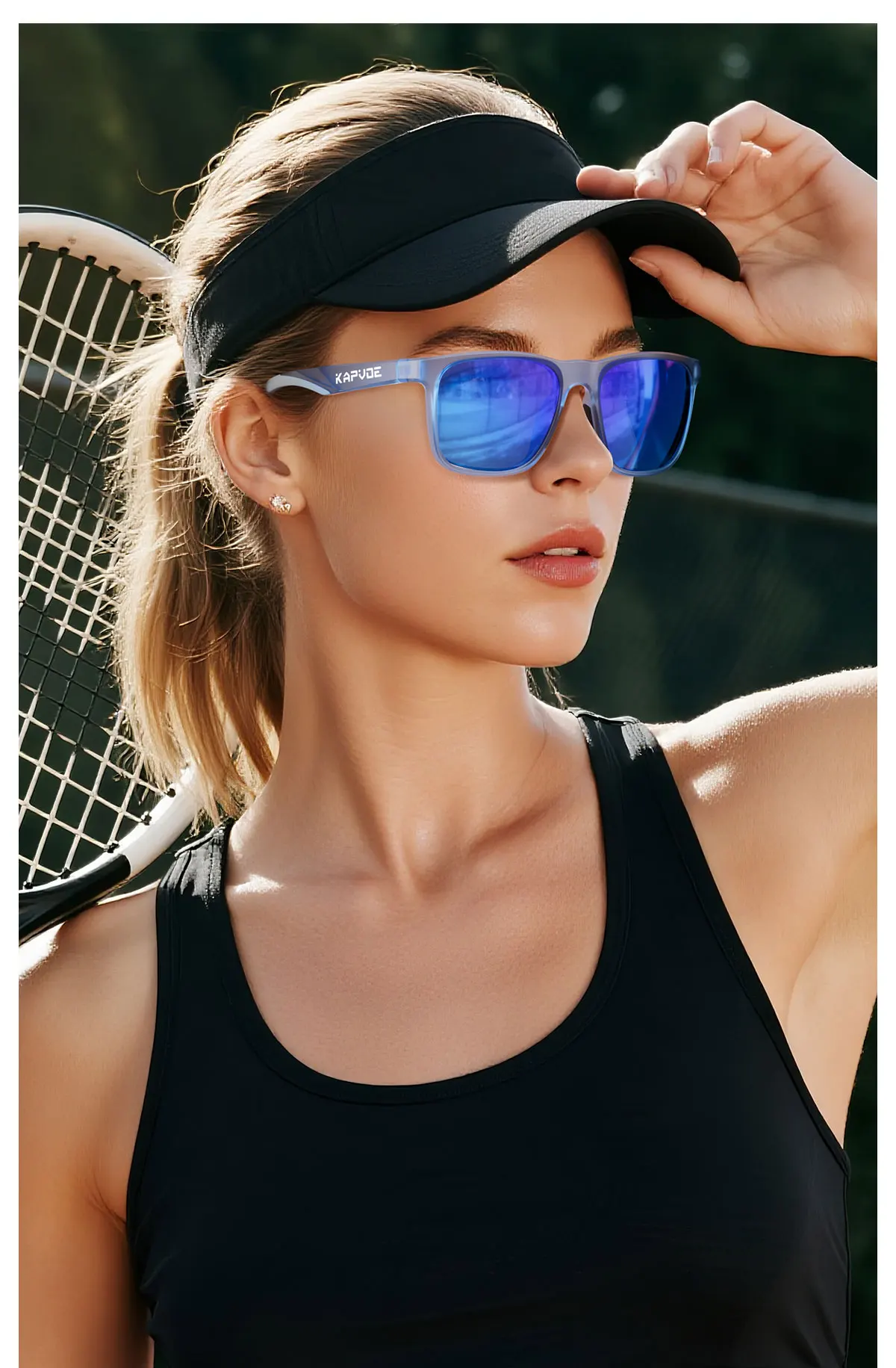 Kapvoe Neue Sport Polarisierte Sonnenbrille Männer Fahren Angeln Golf Im Freien Photochrome Gläser Laufen Frauen Wandern UV400 Brille – Detail 17