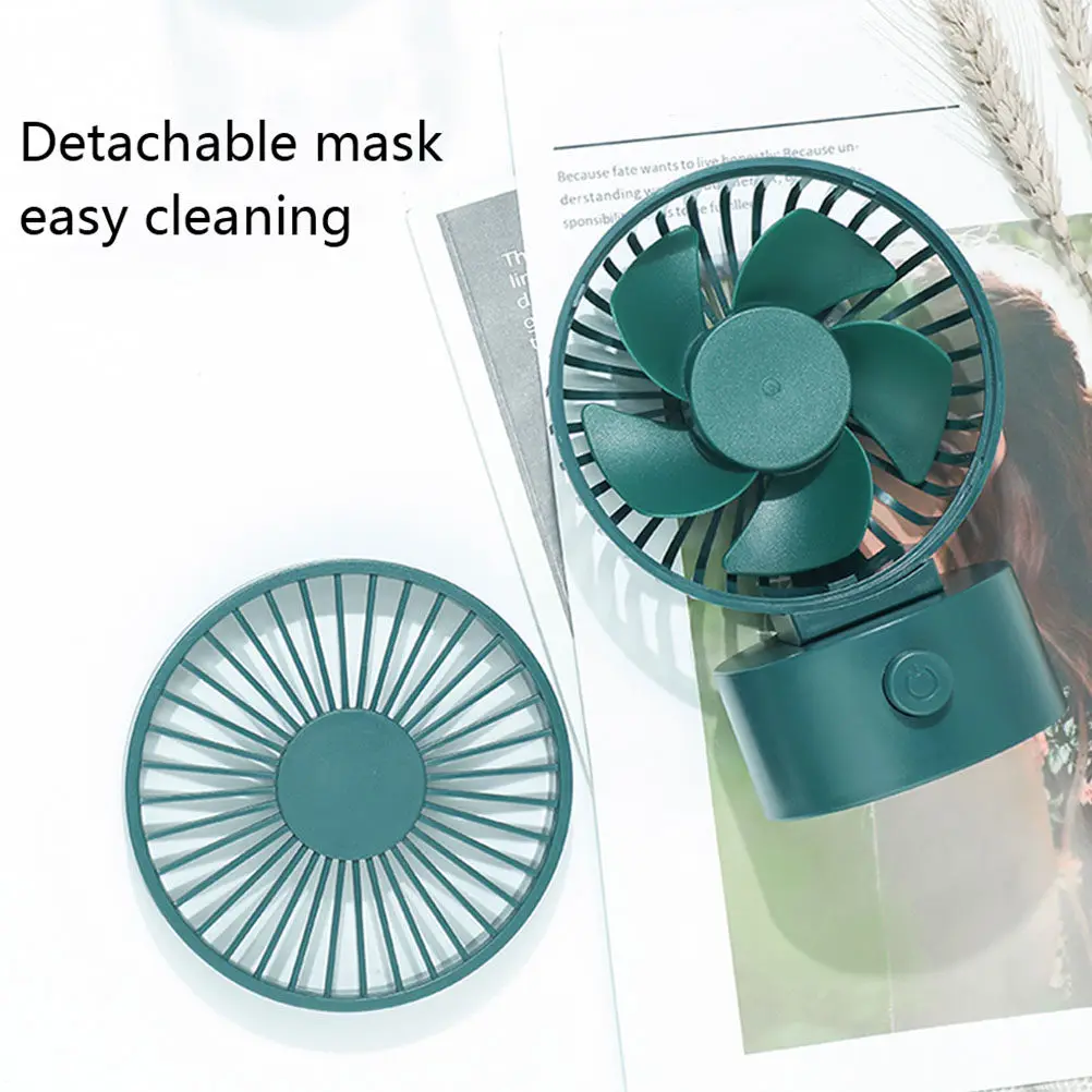 

Portable Mini Fan USB Powered Table Cooling Fan with 3 Wind Settings for Desktop Office Home Use Sturdy ABS Material