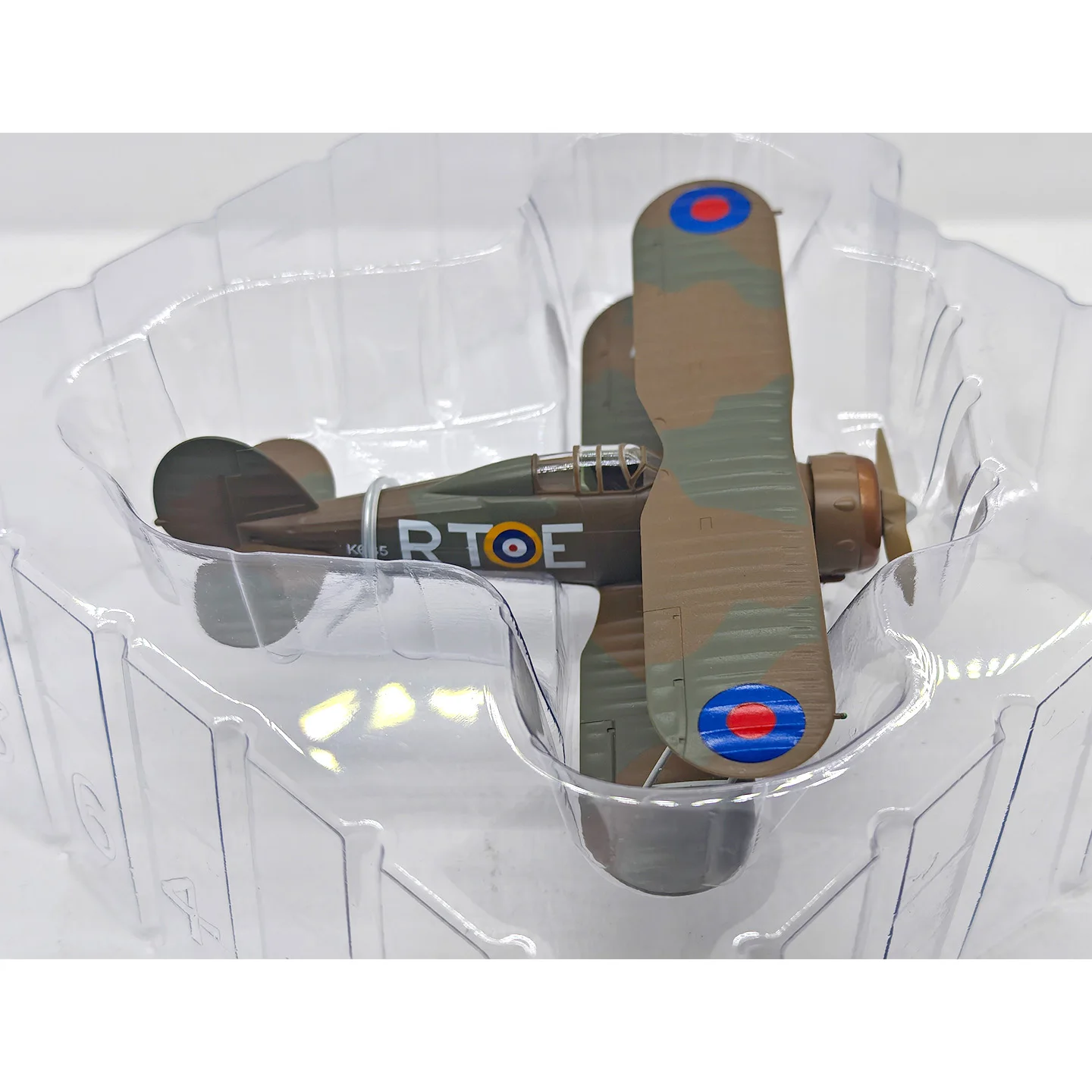Stock 36458 1:72 MK1 biplane model static finished model (out of print)