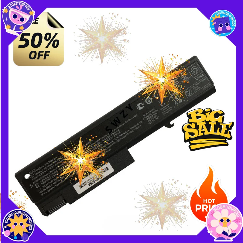 SWZY  10.8V 47Wh TD06 Laptop Battery for HP ProBook 8440P 6530b 6730B 6535b CB69