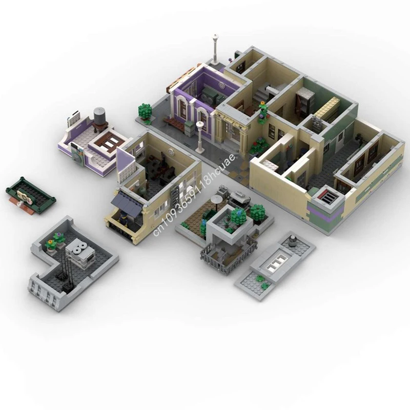 

2897pcs MOC The Prison Building Blocks Christmas Highly Detailed Creative Project for Enthusiasts Assemble DIY idea Gift