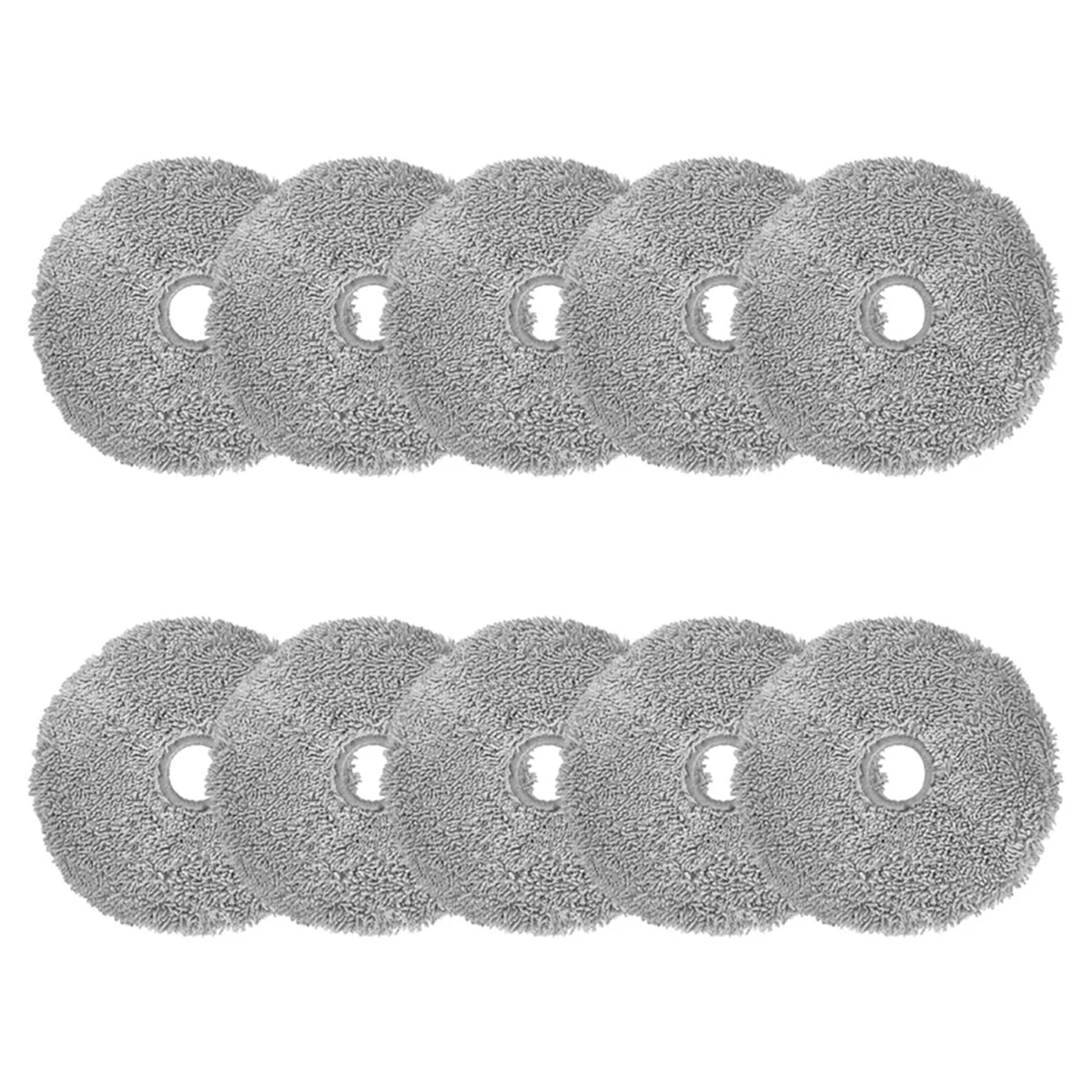 10Pcs Mop Cloth for Lydsto W2 Robot Vacuums Spare Part Round Mop Replacement Accessories