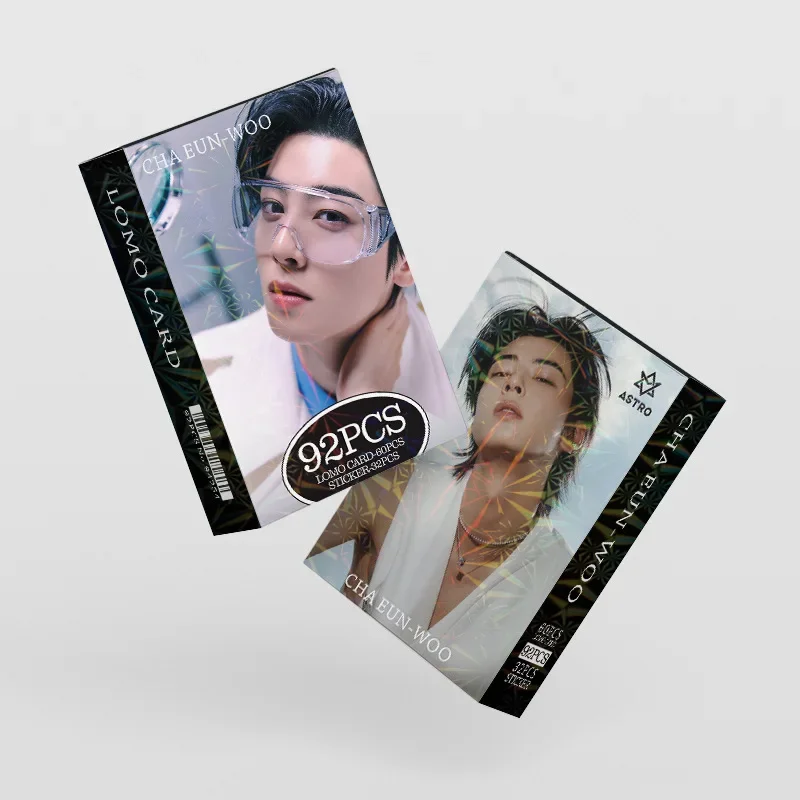 Cartes photo Druo HD Ht d de la nouvelle série Kpop Astro Idol Boy, cartes photo MoonBin MJ JINJIN EUNWOO Rocky SANHA GérGift, haute qualité, 92 pièces