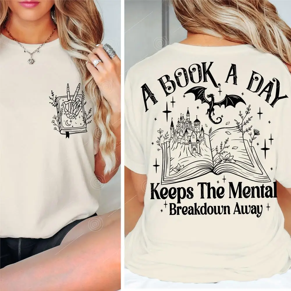 Camiseta de algodón para mujer, camiseta de la Academia del Zodíaco, camiseta del profesor Orion Book Club, camisetas cortas de moda Dragon A Book al Day Svg