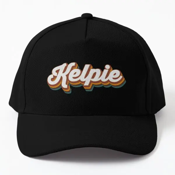 

Kelpie Australian Kelpie Retro Baseball Cap Hat Casual Black Spring Casquette Snapback Boys Mens Czapka Fish Summer Hip Hop