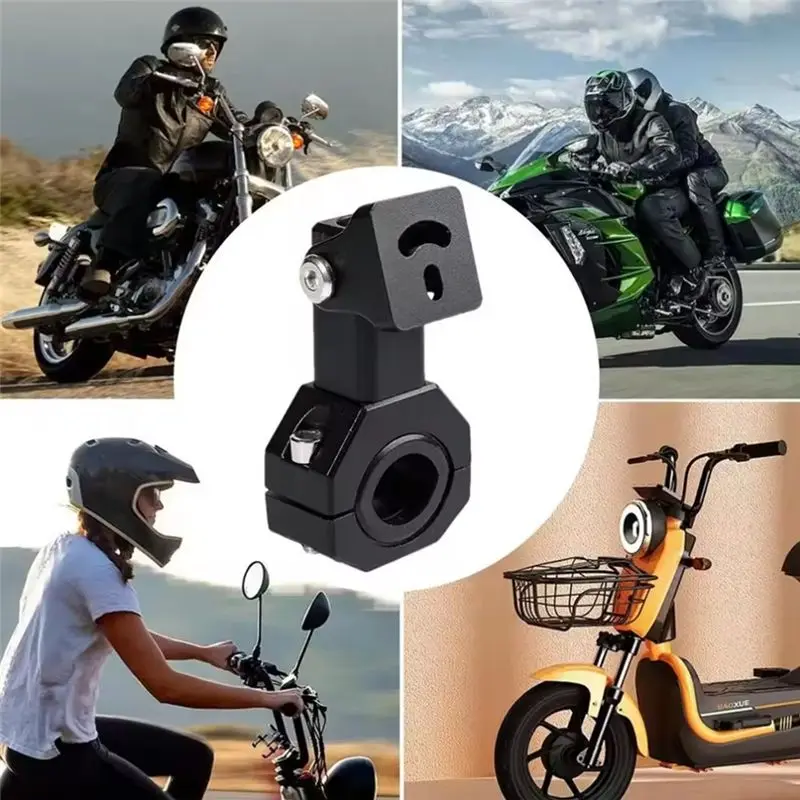 A64P-Motorcycle Spotlight Mount Bracket Mini Bar Clamp Kits Mini Bar Clamp Kits Light Bar Mounts Adjustable Sturdy Motorcycle
