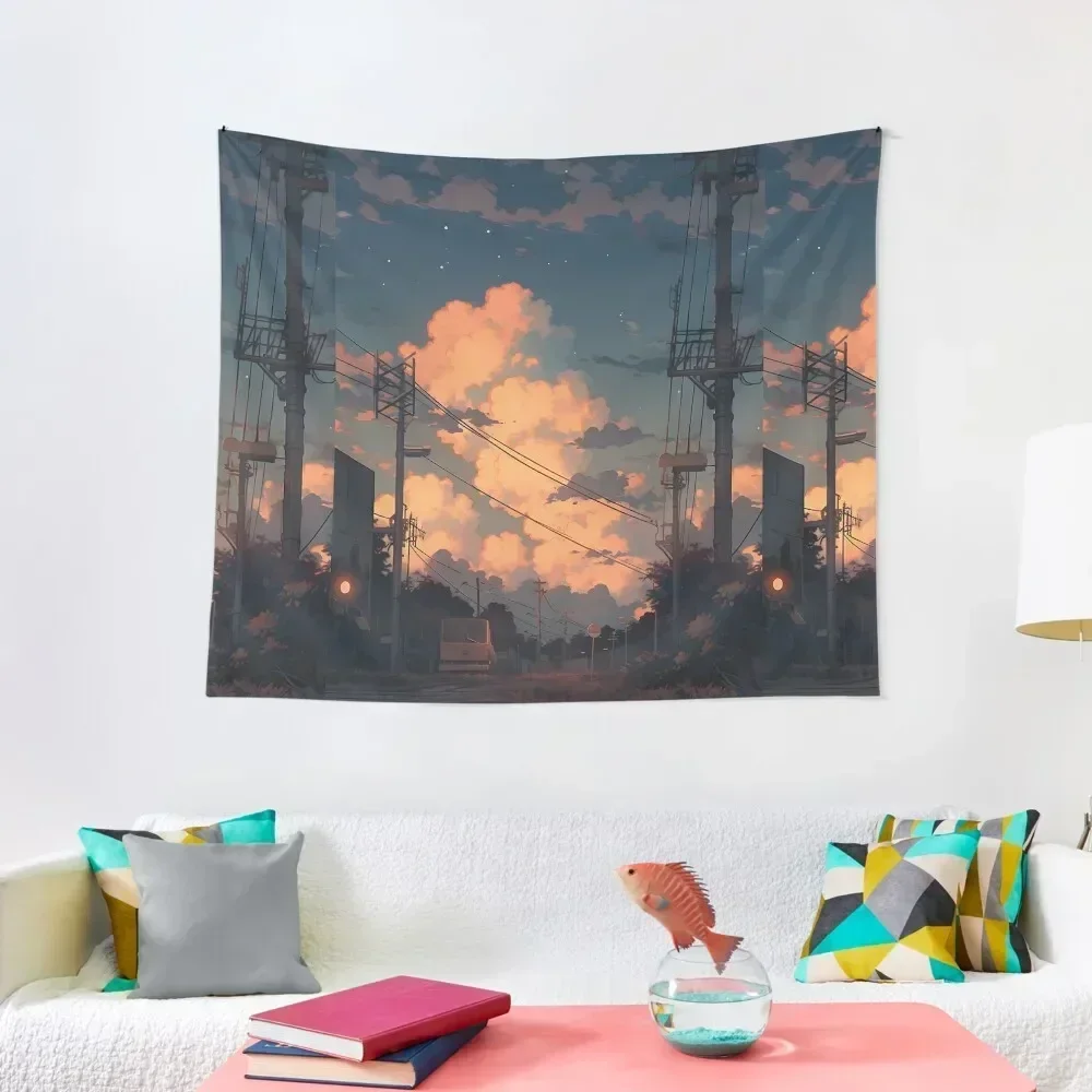 

LoFi Art 04 Tapestry Things To The Room Living Room Decoration Tapestry