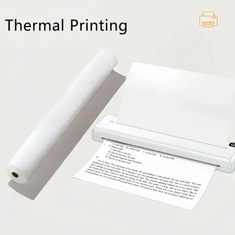 A4 Thermal Printer Paper 1 Rolls, 210x30mm, Suitable for memos, lists, work schedules, diaries, office information