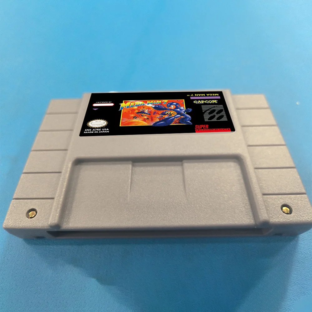 Mega Man 7 Action Game for SNES Console 16bit Cartridge USA NTSC Version Fast Shipping - Image 2
