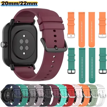 20mm 22mm Silicone Strap For H...