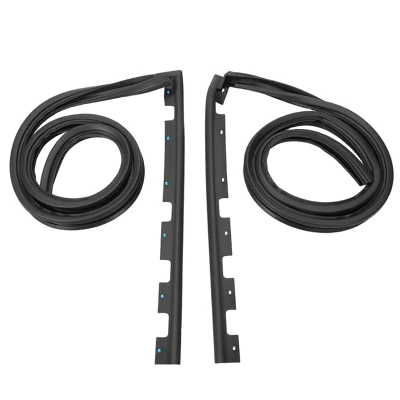 Rubber Front Door Weatherstrip Seal 1 Pair 72325-S03-G01 72365-S03-G01 For Honda Civic EK Coupe Hatchback 1996-2000-N25R