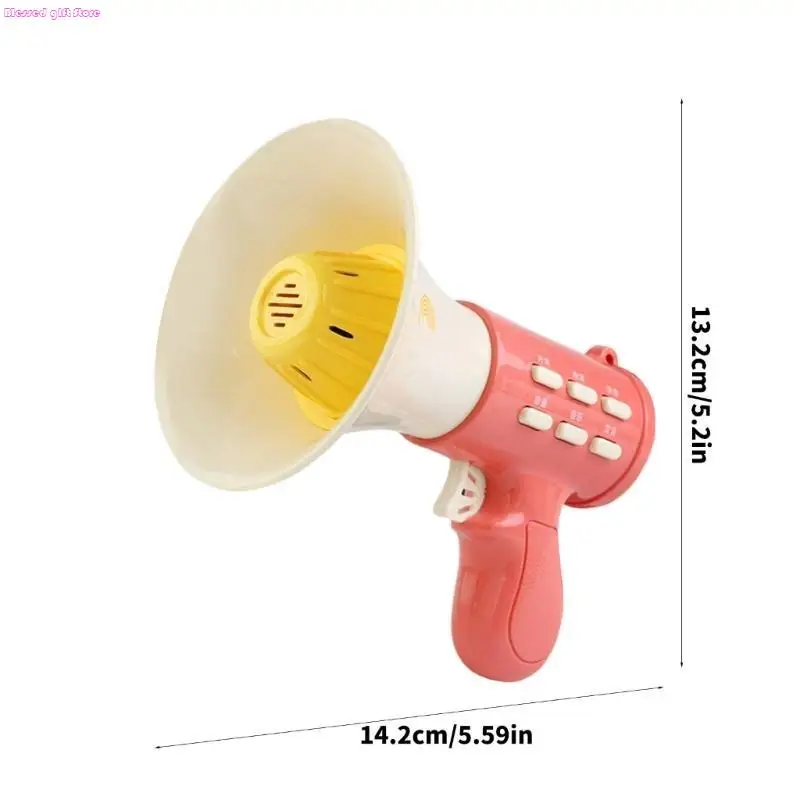 لعبة مكبر صوت للأطفال متعدد الألوان D0JC عملية بسيطة وتسجيل صوتي تتميز بأنها مناسبة للسفر