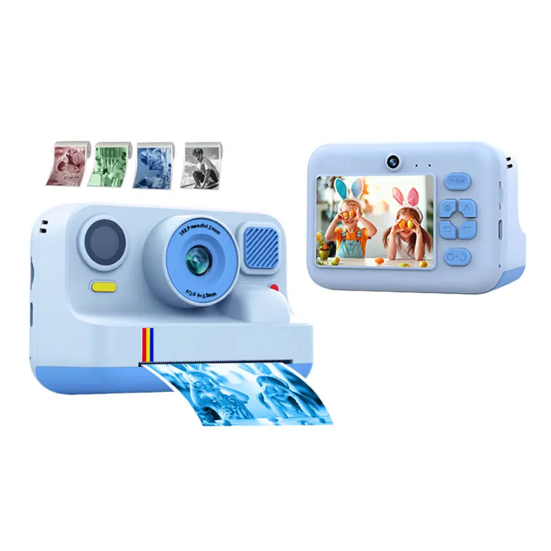 mini camera print K12 Christmas Gift Kids Digital Camera High Quality Cute Instant Print CMOS Imaging Sensor