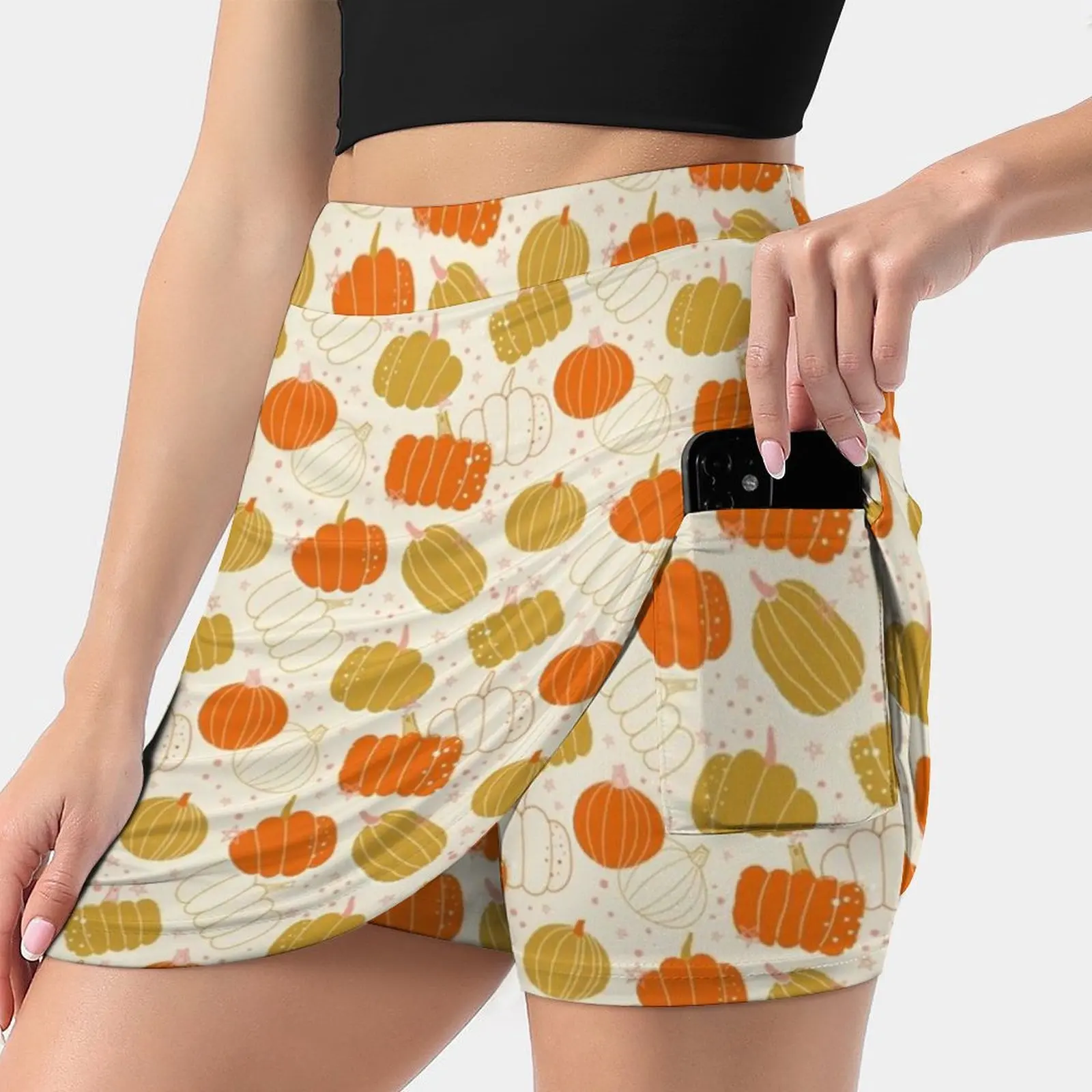 Halloween Cute Pumpkins , Halloween Gift For Woman , Skirts Woman Fashion 2022 Pant Skirt Mini Skirts Office Short Skirt