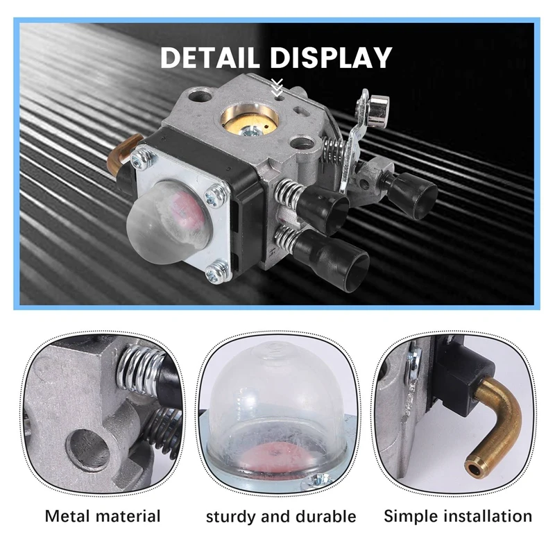 Carburetor For STIHL FS55 FS55R FS38 FS45 FS46 KM55 HL45 FS45L FS45C FS46C FS55C FS55RC String Trimmer Weed Eater