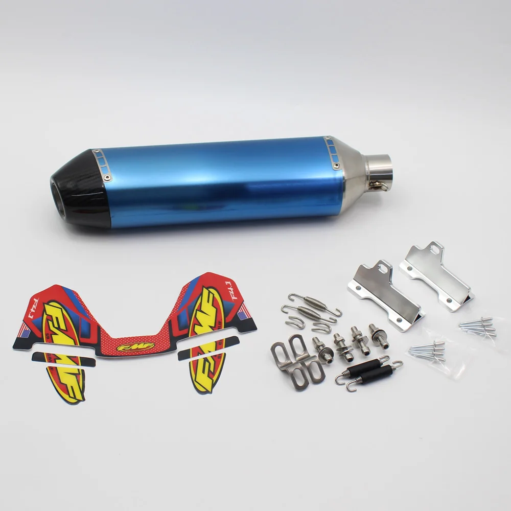 Inlet 50mm FMF 4T Exhaust Pipe Muffler For HUSQVARNA FE 501 450 350 250 GASGAS EC350F EC250F KTM 500 EXC-F XCF-W with DB Killer