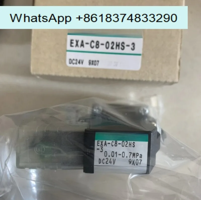 Válvula Solenoide Original EXA-C8-02AS-3 Modelo de repuesto EXA-C8-02HS-3 DC24V