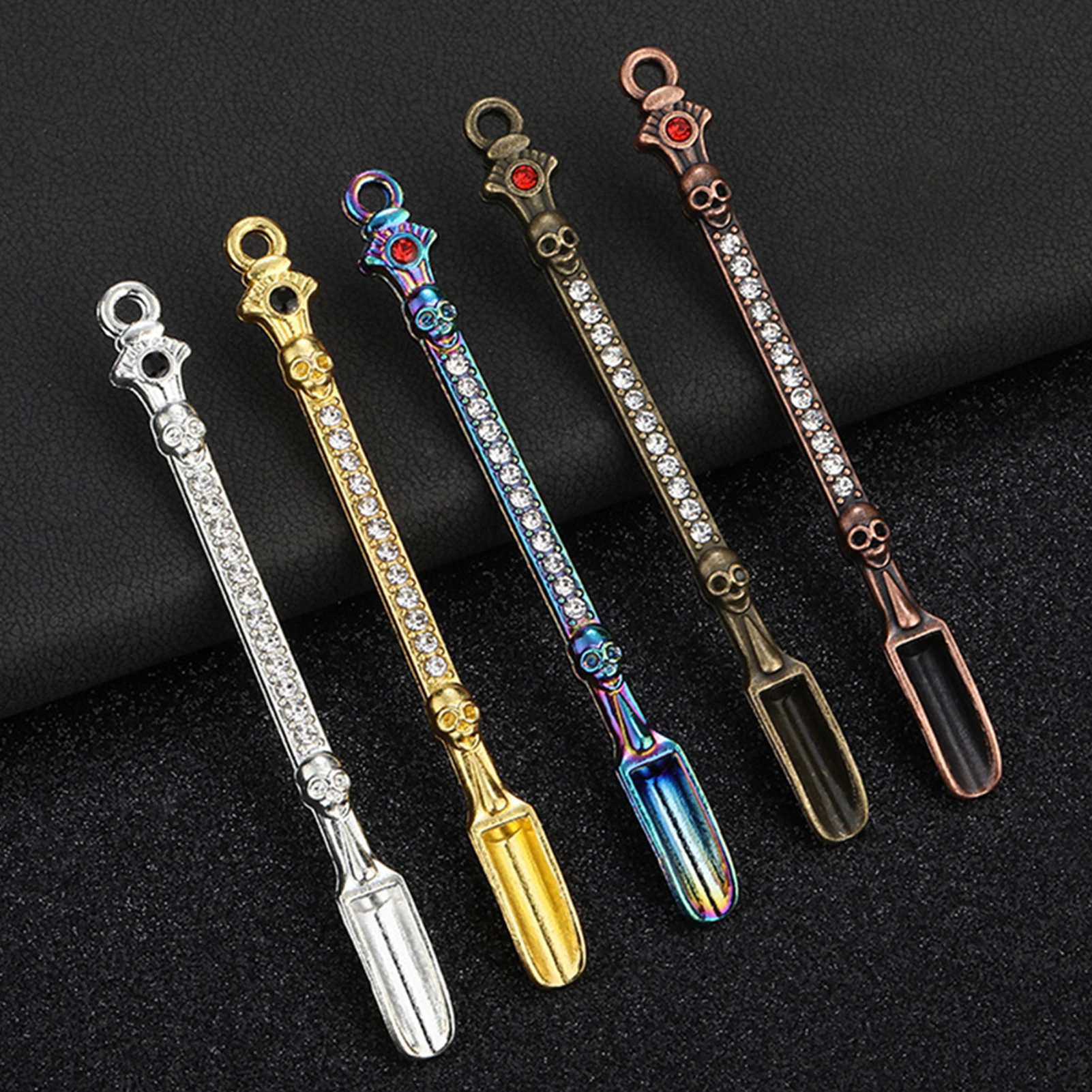Creative Metal Spoons,Compact Novelty Spoon,Multi-Functional Decorative Tiny Measuring Spoons,Long Handle Micro-Tuning Tea Spoon