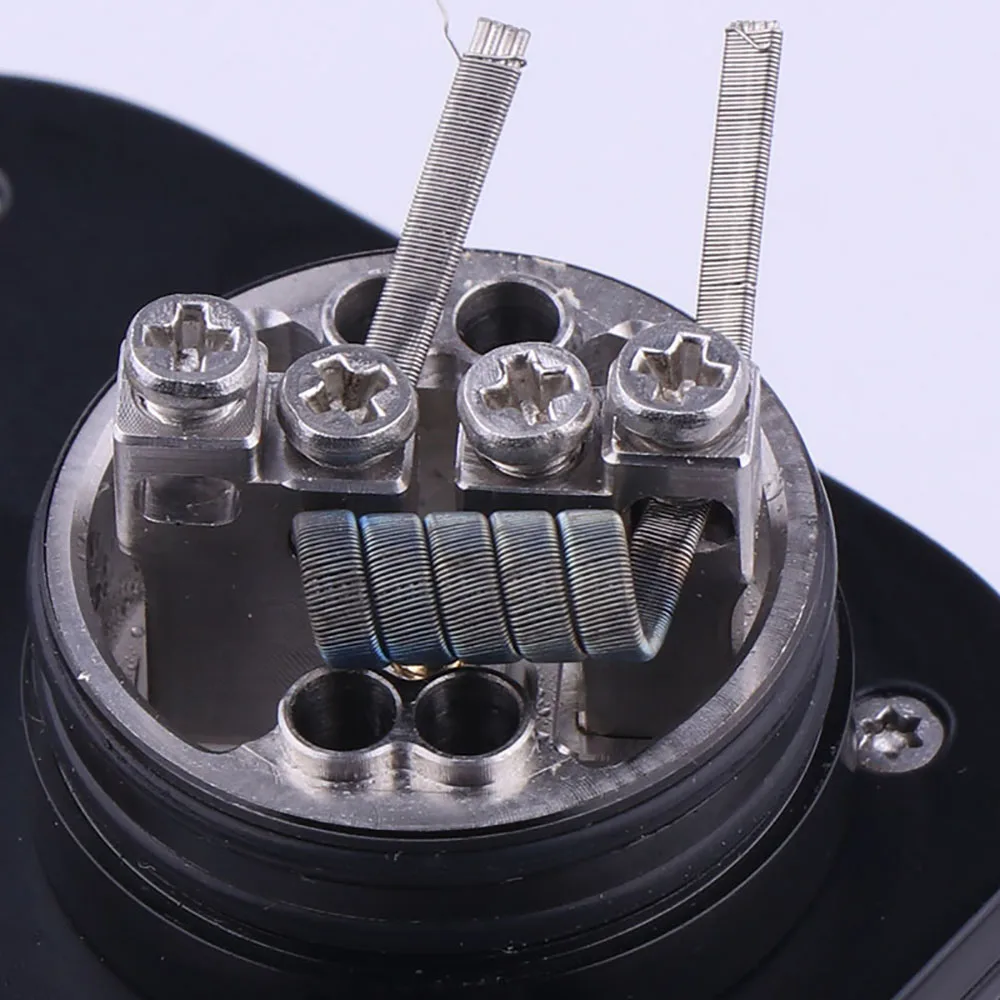 XFKM A1/SS316/NI80 Hot 50/100pcs lot NEW Fused Clapton coils tri four core Heating Wires Coil Alien Clapton MTL coils Wire
