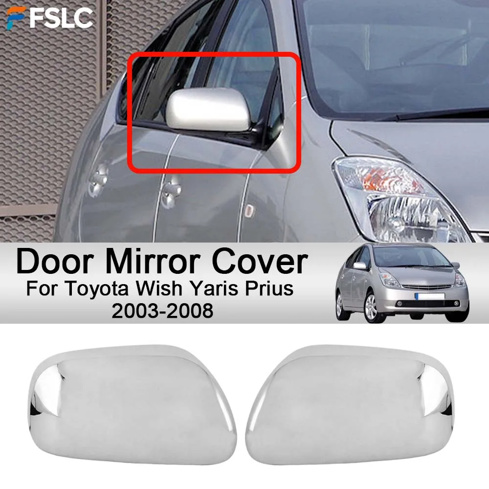 

Накладки на зеркала заднего вида для Toyota Wish, Yaris, Prius 2003-2008: Аксессуары для стайлинга и улучшения внешнего вида автомобиля