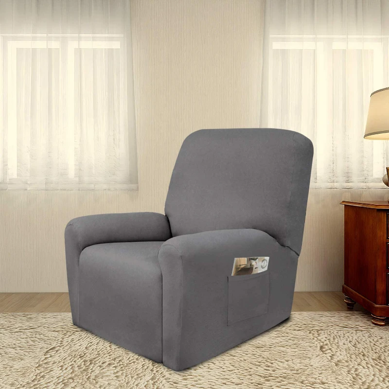 Single Seat Recliner Sofa Cover Living Room Elastic Reclining Chair Cover Protection Relax Armchair Cover view 3