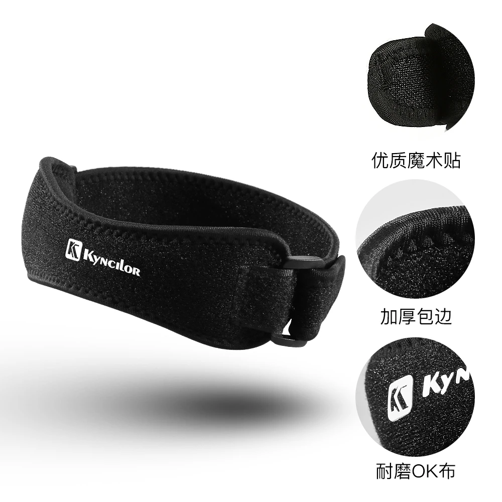 1PC Patella Kneecap Band Adjustable Silica Gel Knee Tendon Strap Protector Knee Pad Running Sports Cycling Gym Knee Support