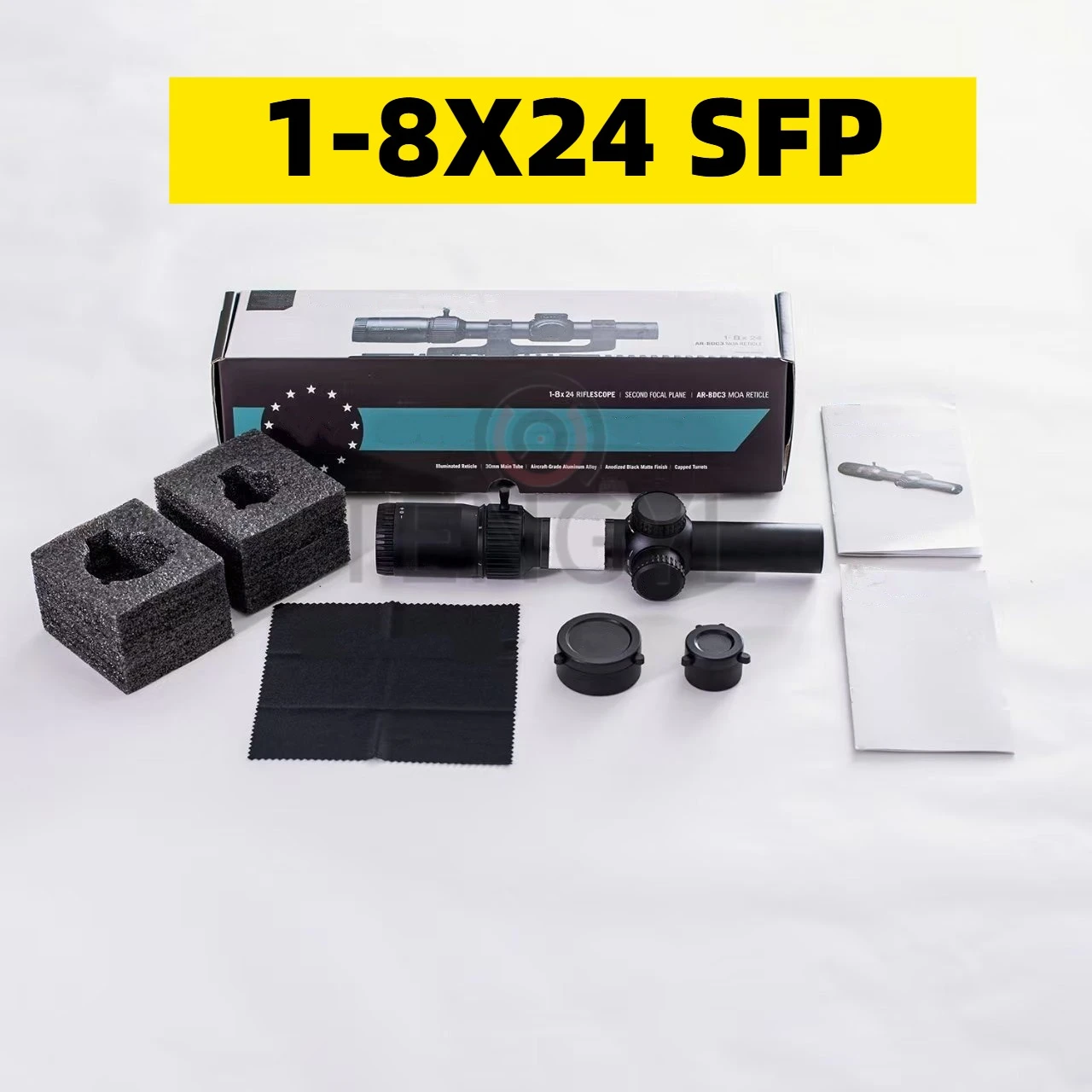 Originele V*RT*X Optics St**ke E*gle 1-8X24/1-6X24 tweede brandvlak (SFP) richtkijker AR-BDC3 richtkruis waterdicht/schokbestendig