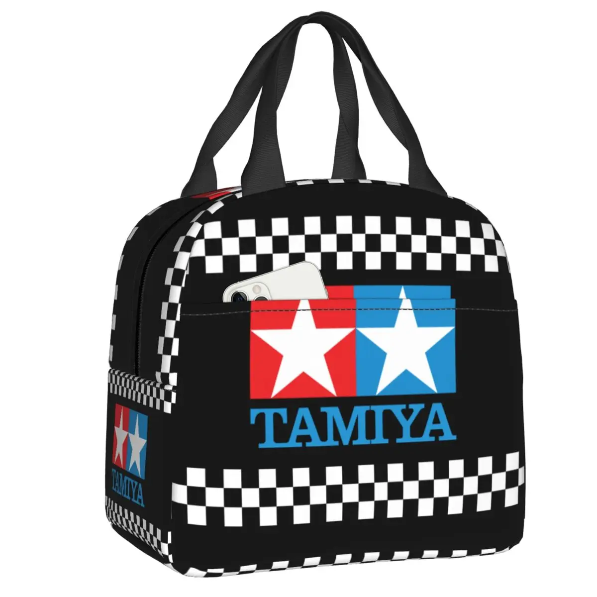 Custom Tamiyas Insulated Lunch Tote Bag for Women Resuable Warm Cooler Thermal Lunch Bag Travel Food Picnic Container Tote
