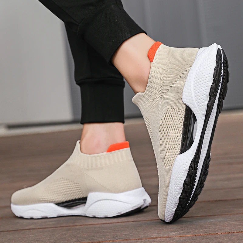 Chaussures de course décontractées pour hommes, baskets de tennis pour hommes, chaussures de sport de luxe, chaussures de course respirantes, mocassins tendance_voghion.com