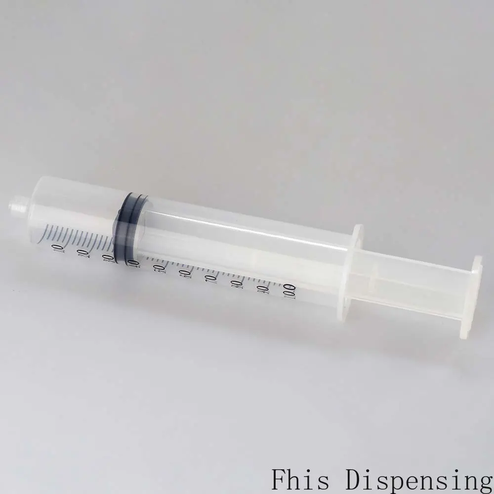 Dispensing Syringes 100cc 100ml Plastic Tip Cap Pack of 10