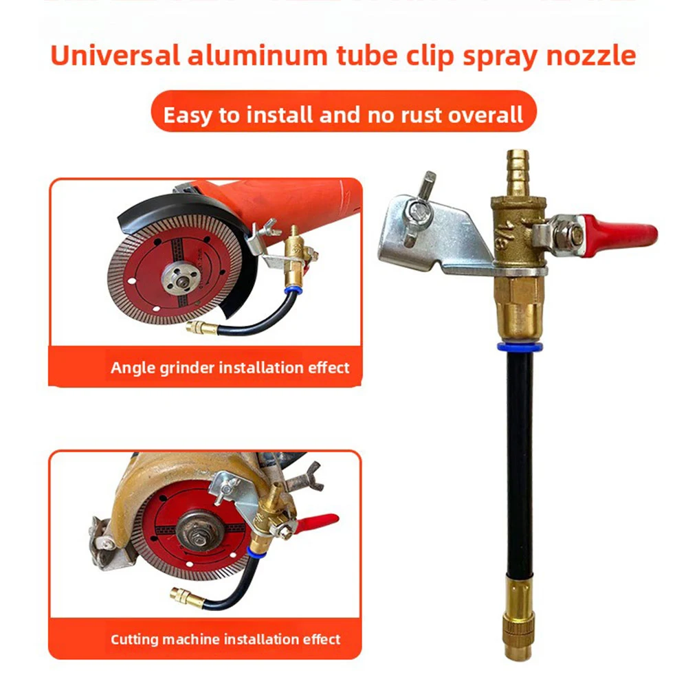 Angle Grinder Cooling Spray System Universal Grinder Water Sprayers Attachment Adjustable Water Flows Angle Grinders Hardware