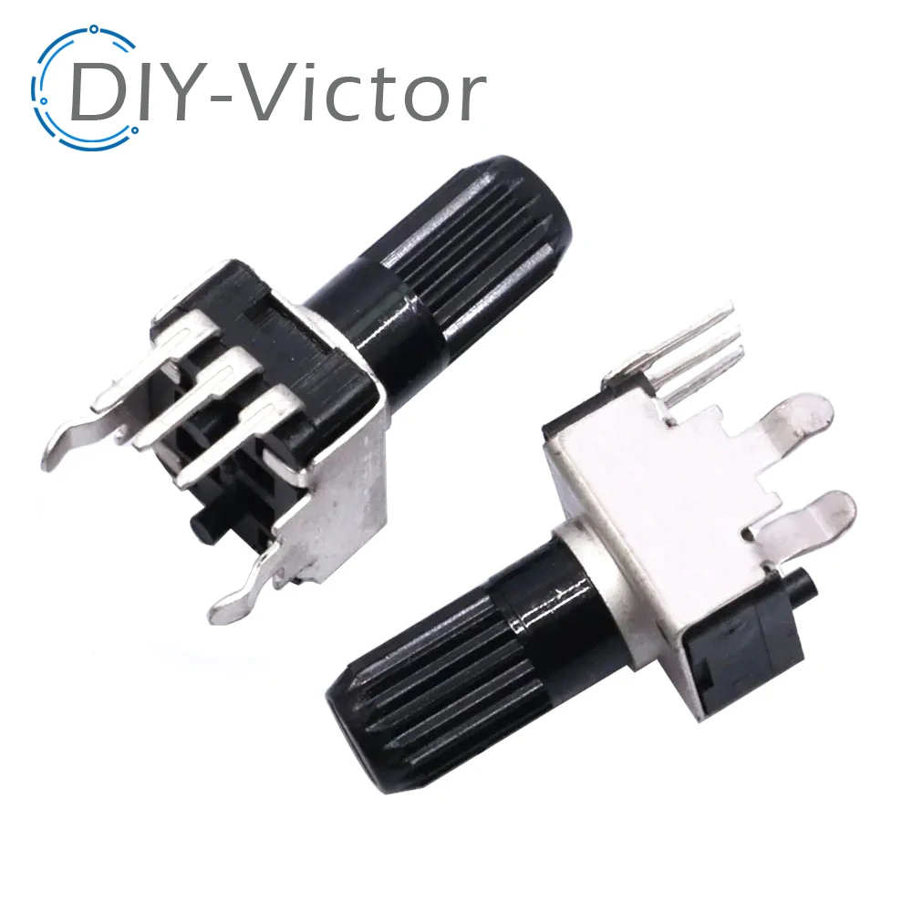 5PCS/LOT RV09 Vertical Adjustable Potentiometer 1K 2K 5k 10K 20K 50K 100K 1M 0932 9 Type 3pin Seal Potentiometer 5pcs/lot