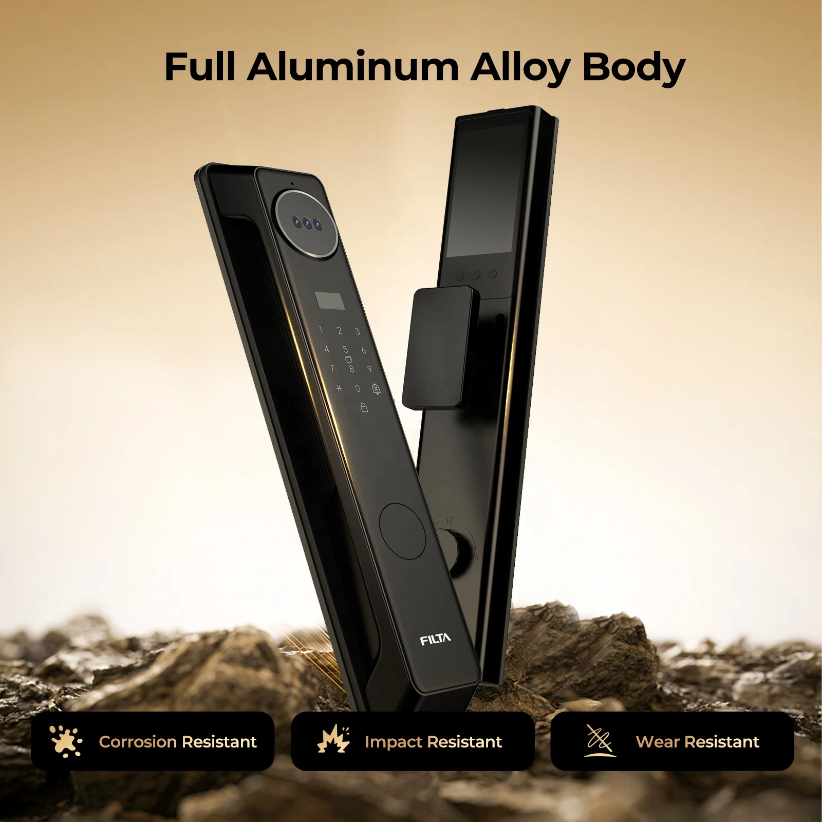 Filta 3D Face Lock Digital Intelligent Door Lock Palm Vein Code Card Fingerprint Smart Door Lock
