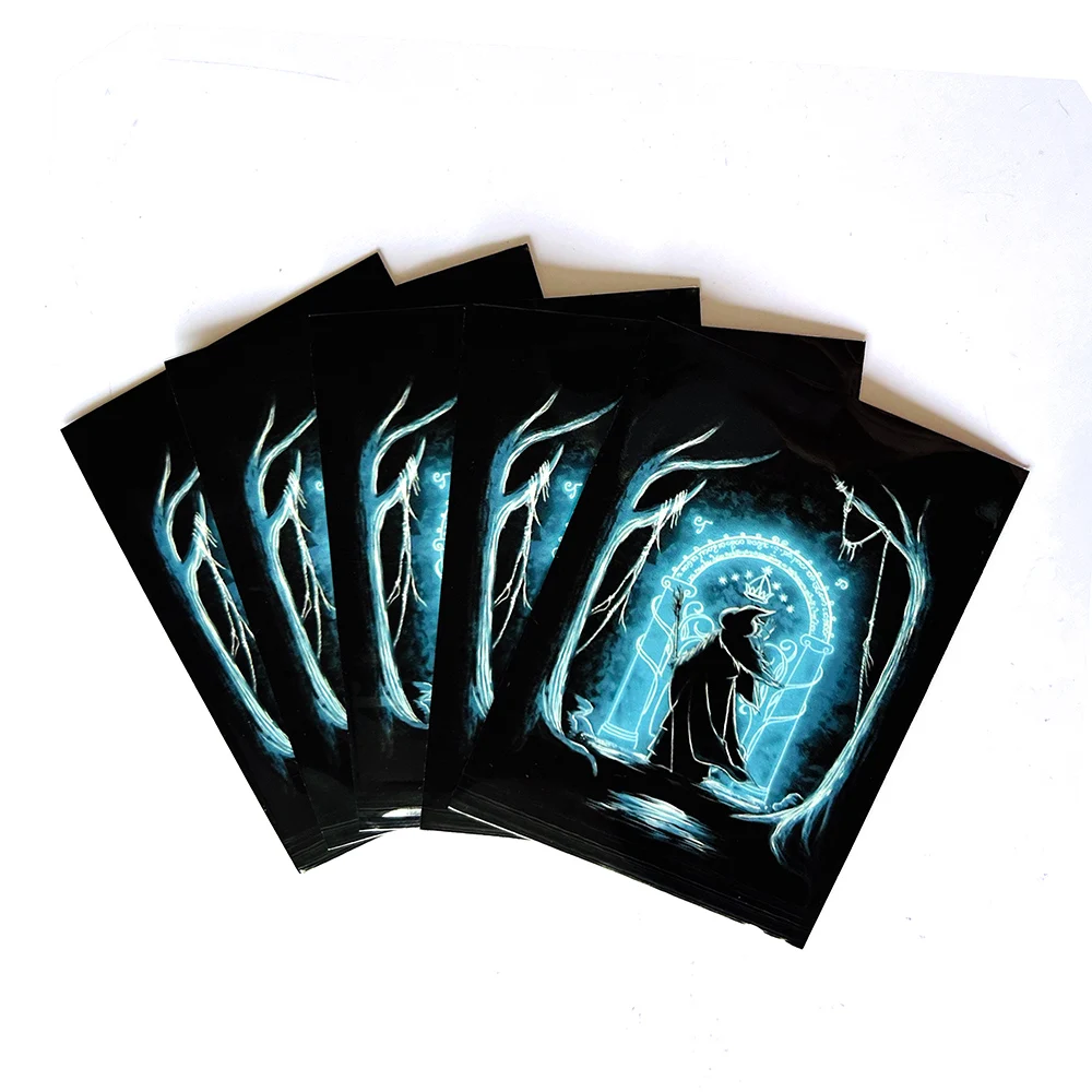 120pcs 66x91mm Standard Size Card Protector Eye of the Ring Board Game Card Sleeves Playing Game TCG Cards Cover Shield Pkm/MTG