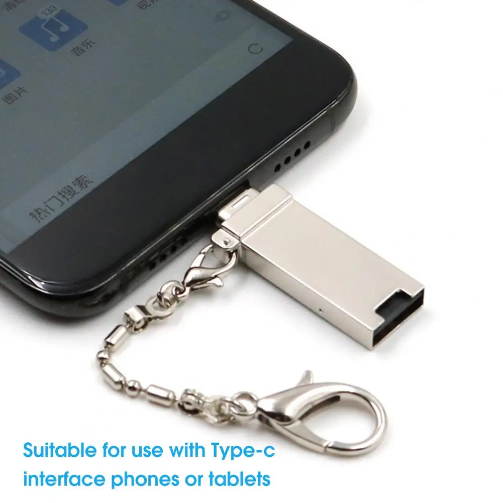 Powerful  TF Card Reader Hot-swappable Type-C/Micro USB OTG Mini USB 2.0 Storage Card Reader for Phone