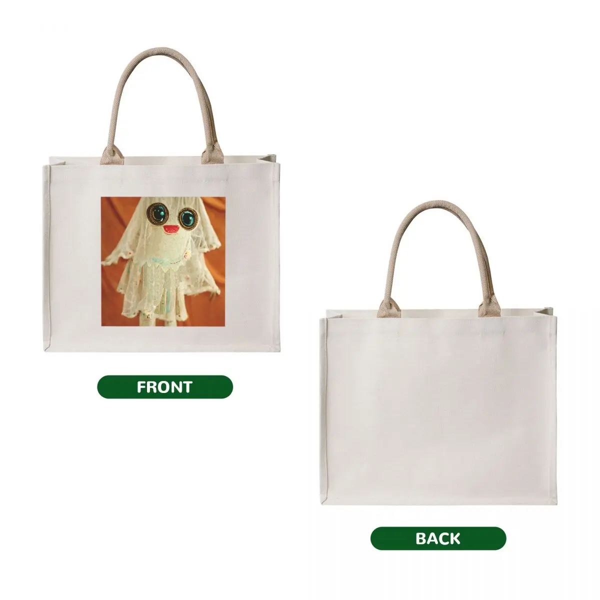 Ghost of Pumpkin Spices Past Tote Bag university shopper bag great bag Big Shopper