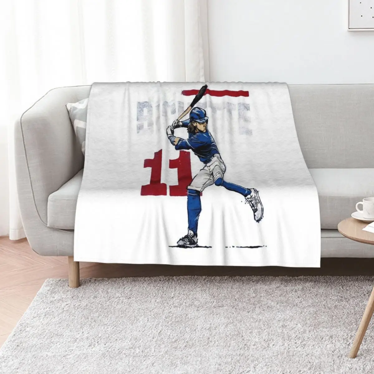 Bo Bichette Essential Throw Blanket Blankets For Sofas Kid'S Soft Big Flannel Fabric Soft Plaid Weighted Blankets