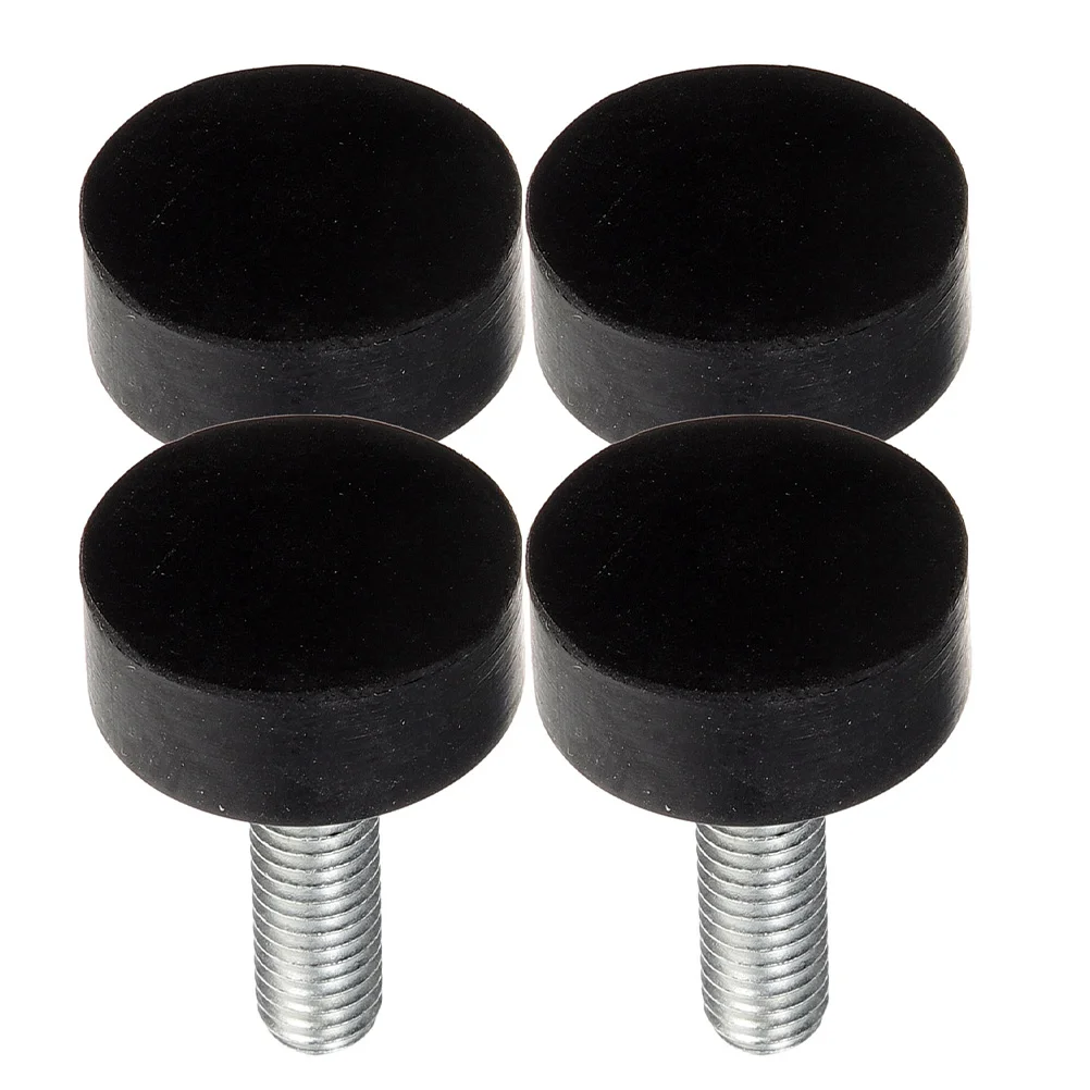 4 шт. регулируемые резиновые подушечки для мебельных ножек, конструкция винта, сверхмощная амортизация, нескользящие выравниватели ножек стола M8, 22 мм