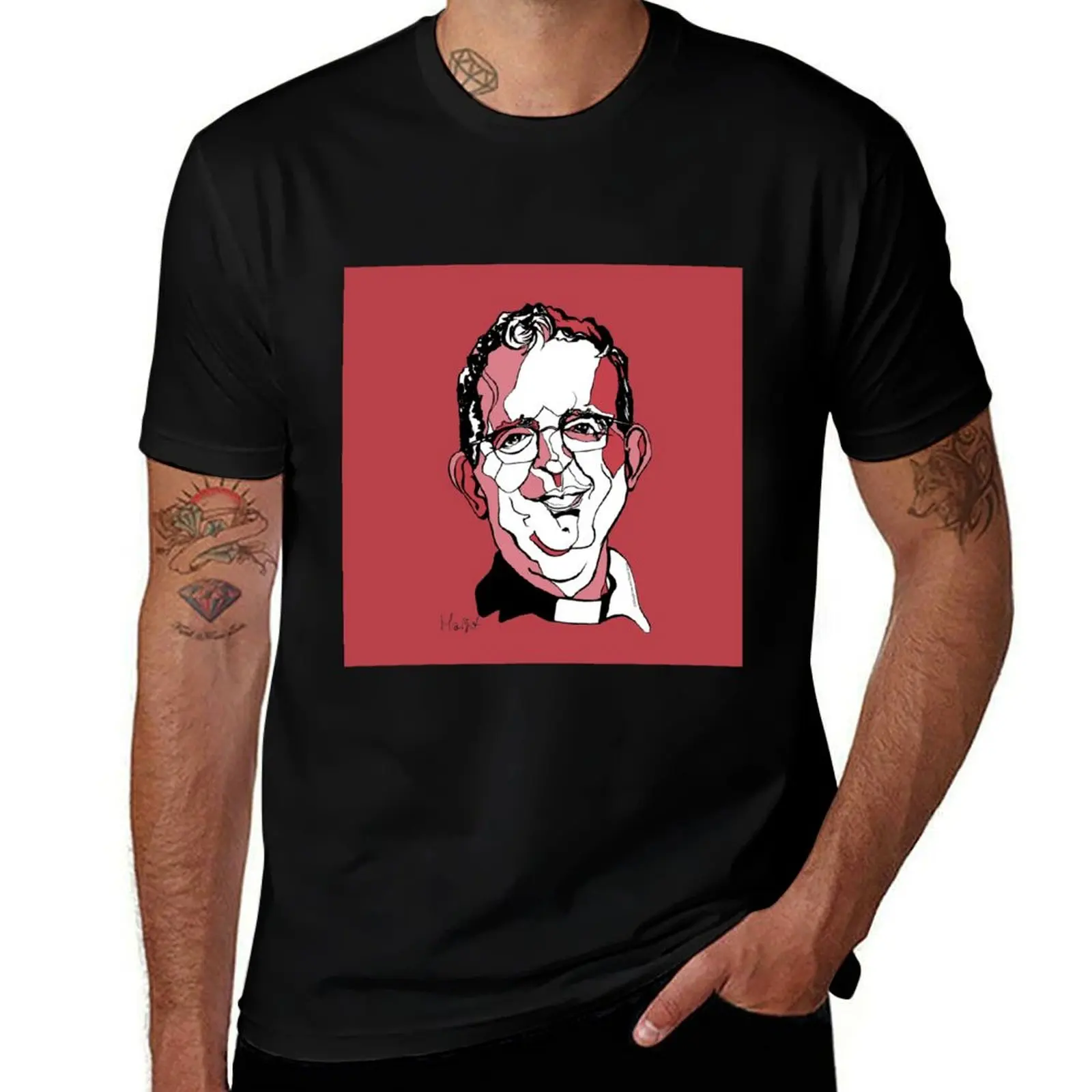 Reverend Richard Coles T-Shirt Basic Comfort Fit for Men T-Shirt