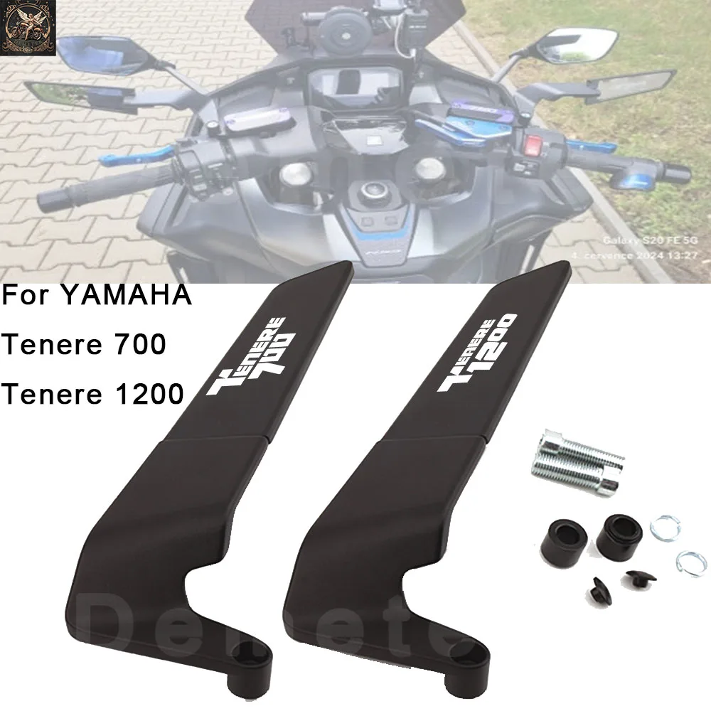 

Для YAMAHA Tenere 700 Tenere 1200 700 1200 аксессуары для мотоциклов ветровое крыло регулируемое вращающееся зеркало заднего вида горячая сделка