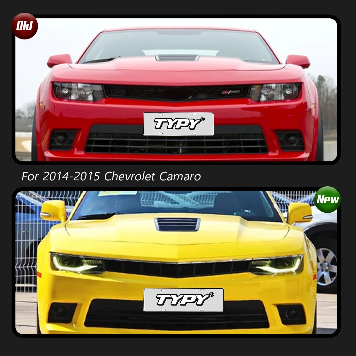 

TYPY Head Lamp For Chevrolet Camaro 5TH 2014-2015 Upgrade Modified NEW Dynamic Turn Signal Lamp Car LED Head Lamp Assembly