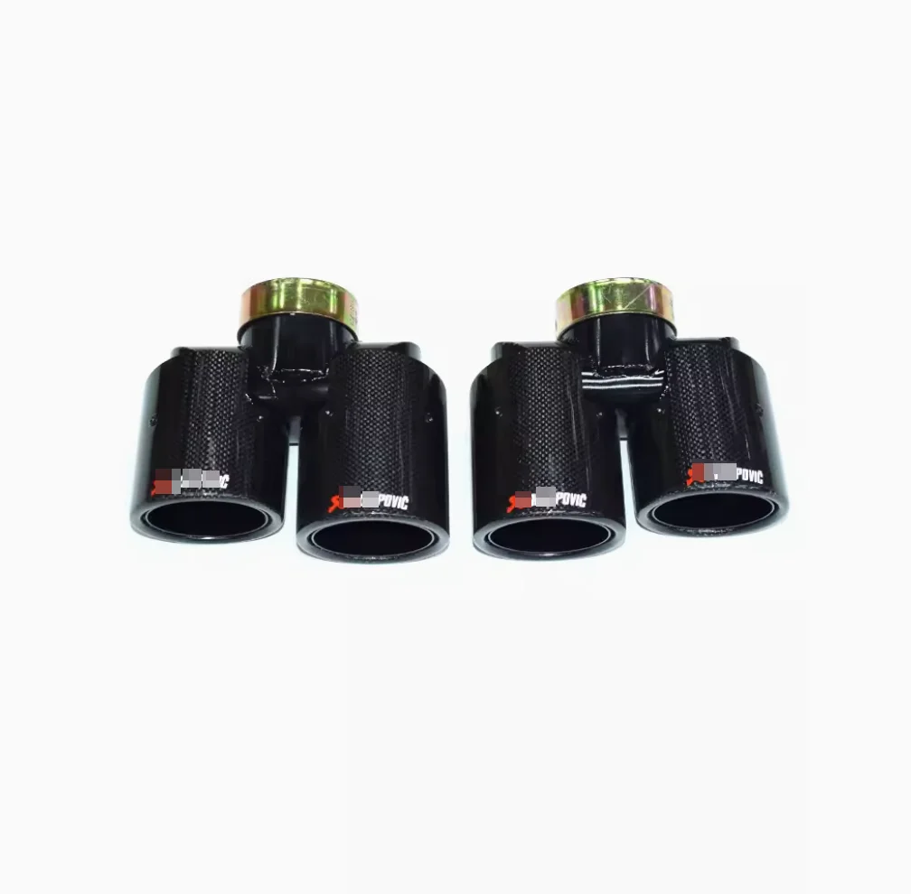 For 2020-2024 Defender 90 110 exhaust pipe four outlet titanium black tail throat car accessories